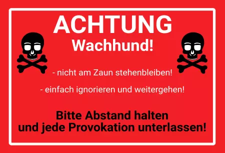 Hunde Achtung Wachhund! Bild