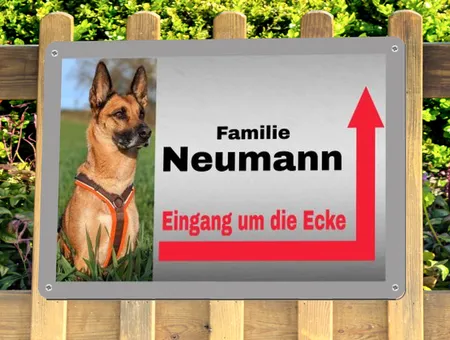 Hunde Eingang um die Ecke Bild