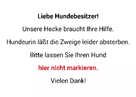  Hunde Hundeurin läßt Zweige absterben Bild