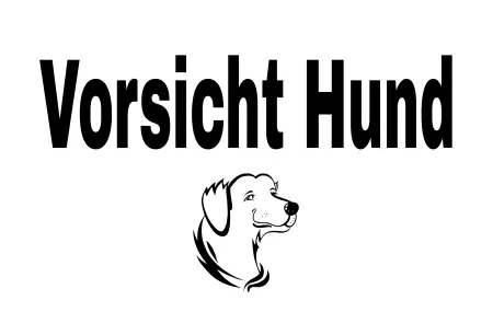 Hunde Vorsicht Hund Bild