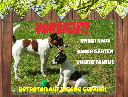 Hunde VORSICHT - Unser Haus.. Bild