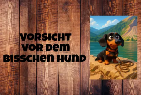 Hunde Vorsicht vor dem bisschen Hund Bild