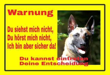  Hunde Warnung Bild